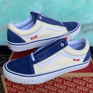 VANS OLD SKOOL PRO SLY NAVY/CLASSIC WHITE MENS